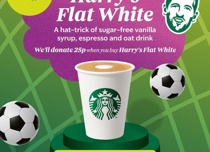 Starbucks and Harry Kane launch the Harry's Flat White campaign