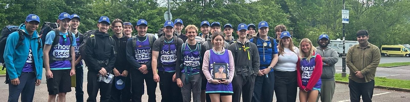 Group of people doing a challenge in memory of their friend Joe