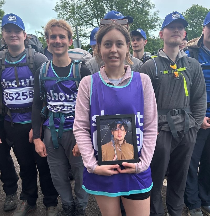Young adults completing the lakes 3000 challenge