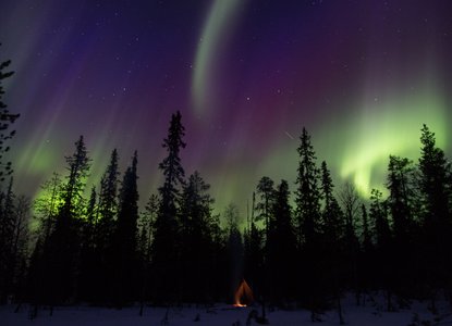 Northern_Lights winter trek