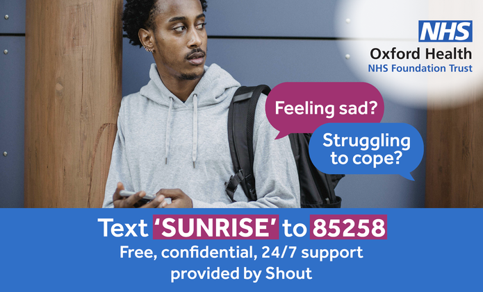 Text SUNRISE to 85258