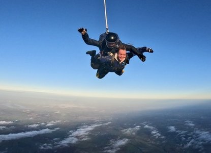 Grace skydiving