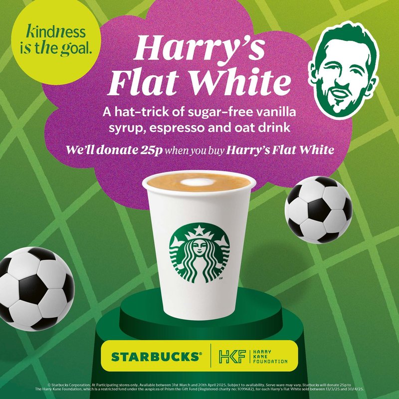 Harry Kane Flat White poster