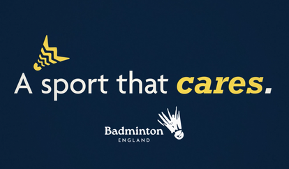 A Sport that cares campaign poster