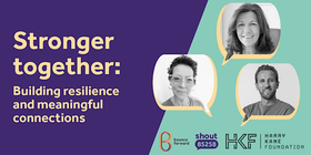 Stronger Together webinar slide